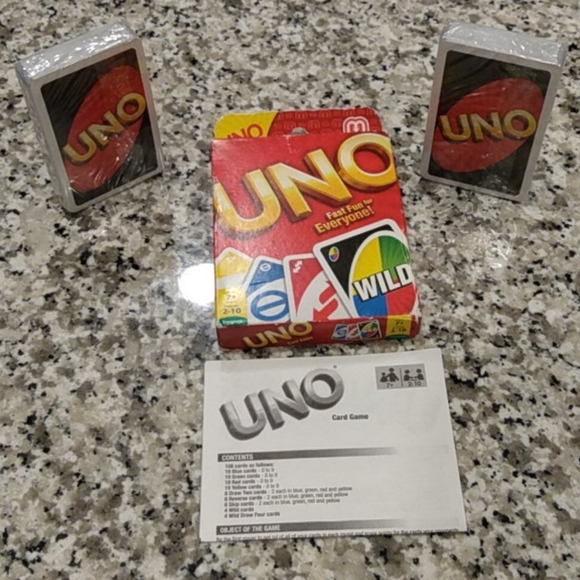 NEW Great Fun Gift! NEW Original UNO Card Game for Kids & Adults - Picture 4 of 4